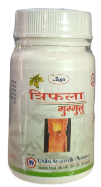 UNJHA TRIFALA GUGGULU – Ayurvedic Support for Constipation, Hemorrhoids & Digestive Detox
