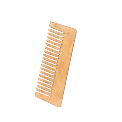 The Earth Trading Pure Kacchi Neem Wood Comb DETANGLE 5.5